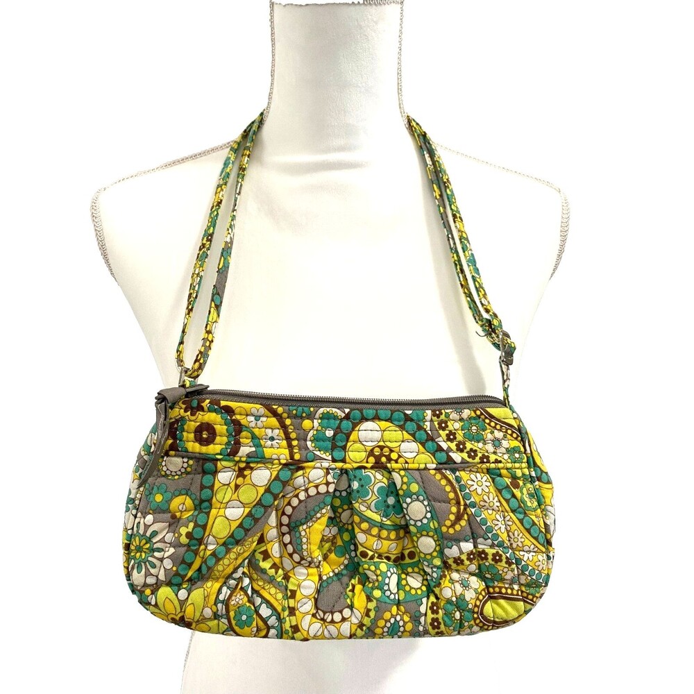 VERA BRADLEY Frannie Cross body LEMON PARFAIT Crossbody Small Shoulder Bag